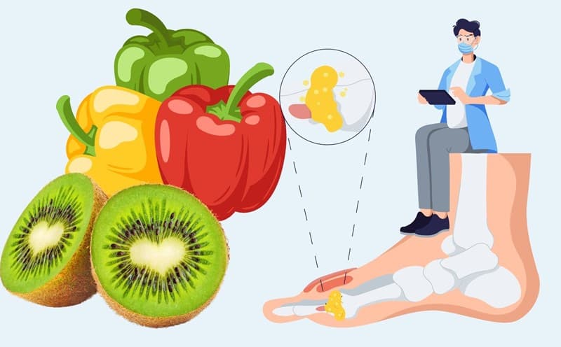 6 loại rau quả giúp đào thải acid uric tự nhiên